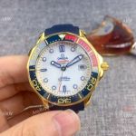 High quality Omega Commanders 007 Watch Gold Case Blue Rubber Band_th.jpg